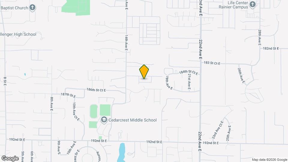 1527 185th St E Map and Location Details