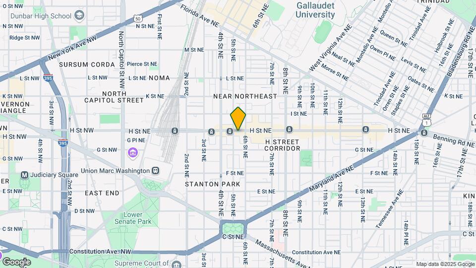 501 H Street, NE Mapa y Detalles de la Ubicación