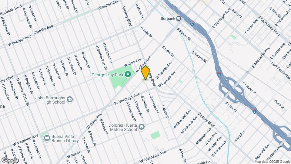 928 W Angeleno Ave, Unit Apt. C Map and Location Details