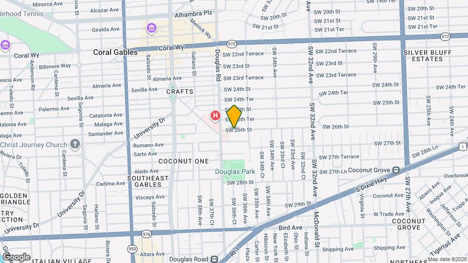 3668 SW 26th St Map and Location Details