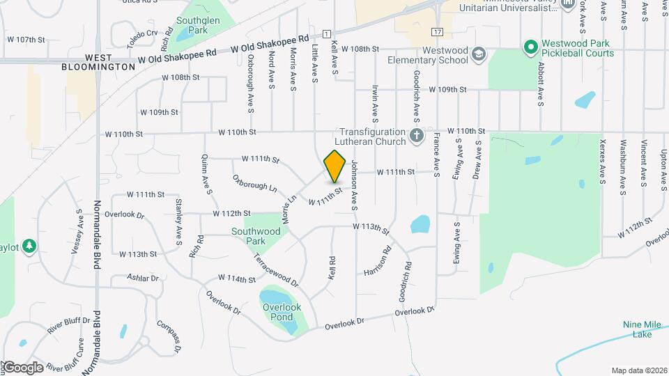 4400 W 111th St Map and Location Details