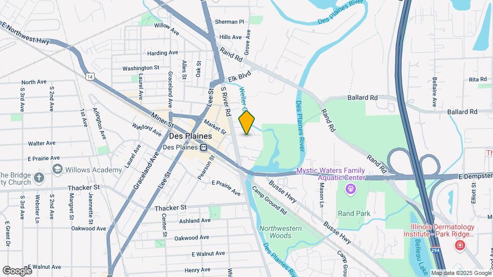 1633 River St Map and Location Details