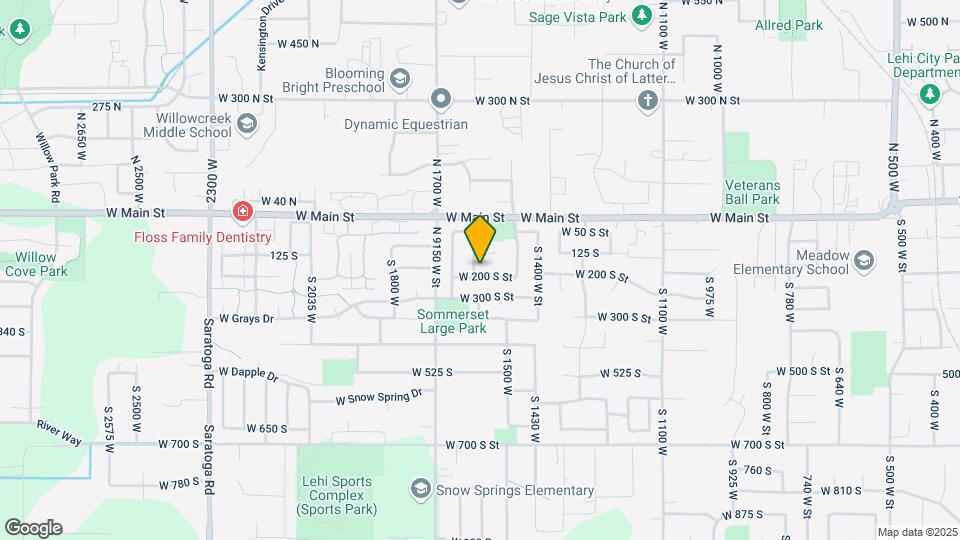 165 S 1610 W Map and Location Details