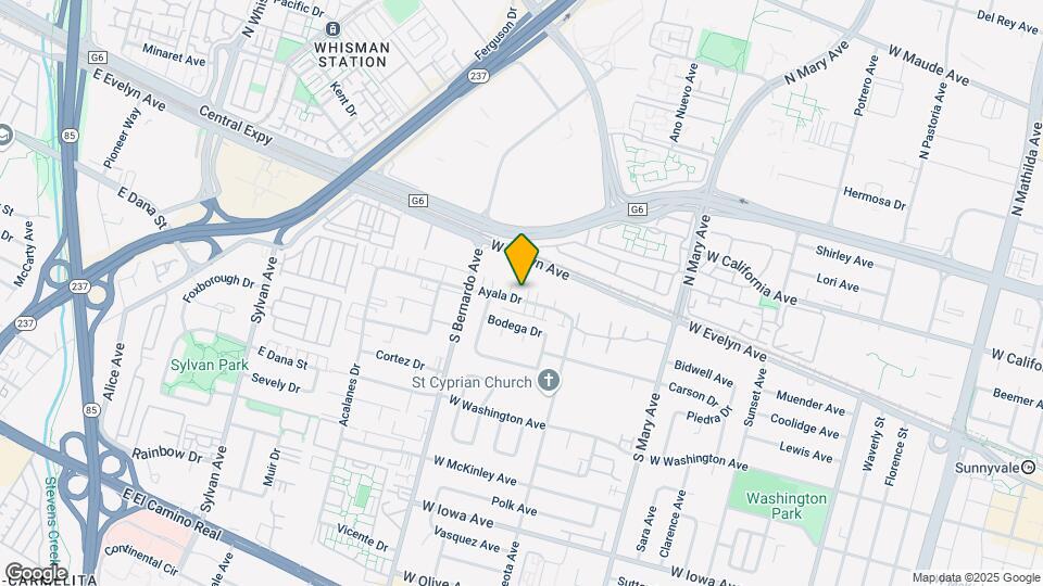 1163 Ayala Dr Mapa y Detalles de la Ubicación