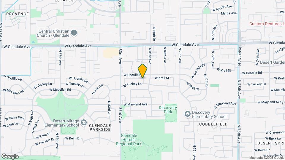 8115 W Krall St Map and Location Details