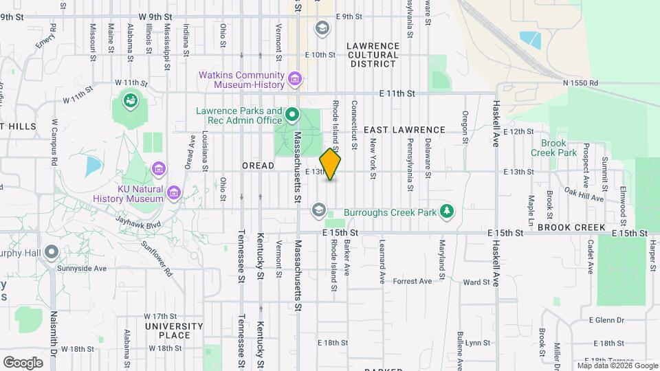 1317 Rhode Island St, Unit 1 Mapa y Detalles de la Ubicación