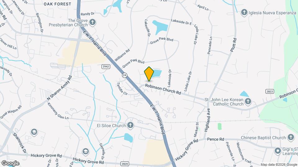 6215 Robinson Church Rd Map and Location Details