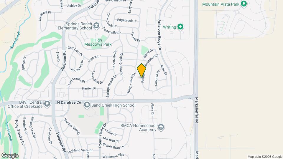 3882 Pronghorn Meadows Cir Map and Location Details