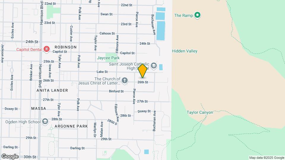 1736 26th St Map and Location Details