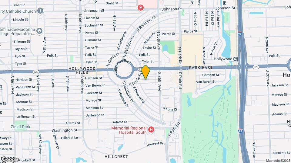 3601 Van Buren St Map and Location Details