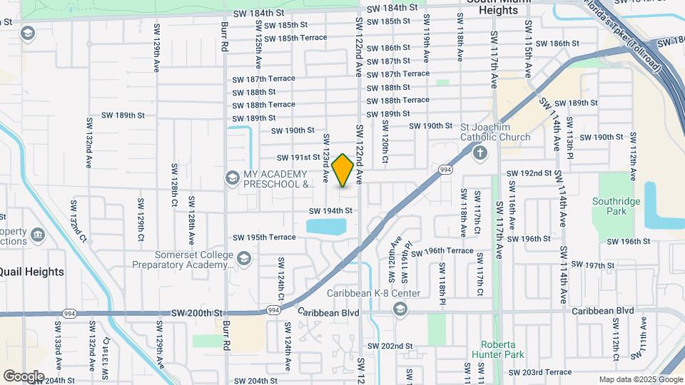 12237 SW 193rd St Map and Location Details