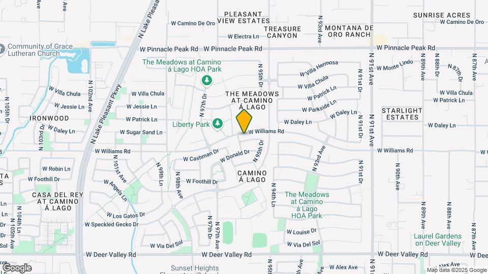 9582 W Cashman Dr Map and Location Details