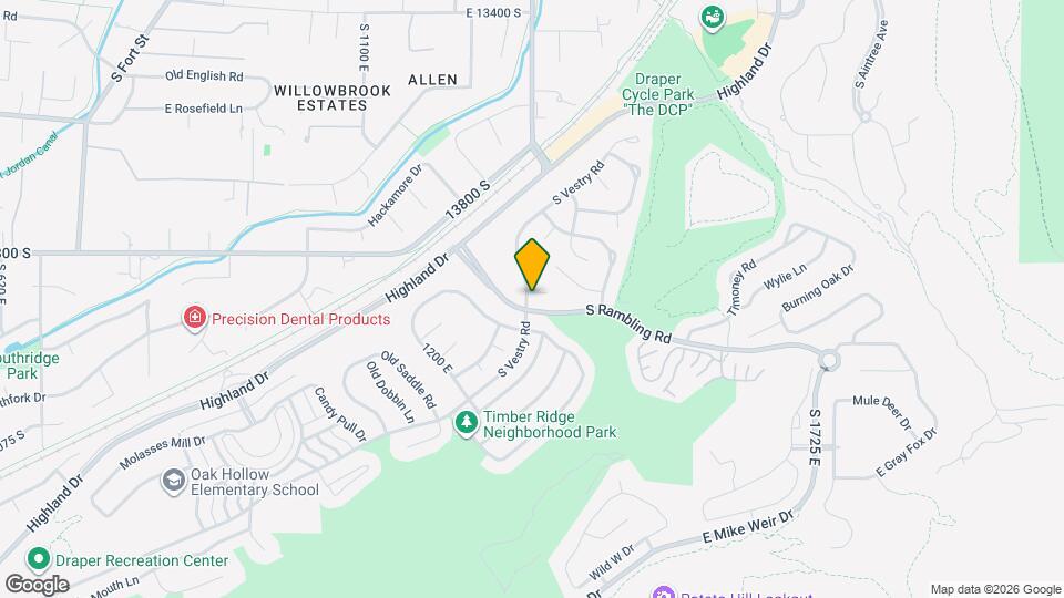 13881 S Vestry Rd Map and Location Details