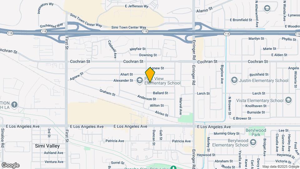1621 Spence St Mapa y Detalles de la Ubicación