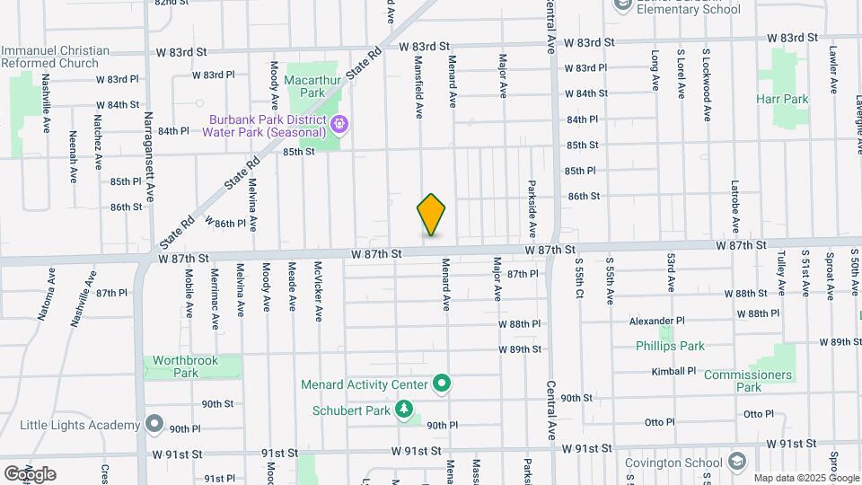 5830 W 87th St Mapa y Detalles de la Ubicación