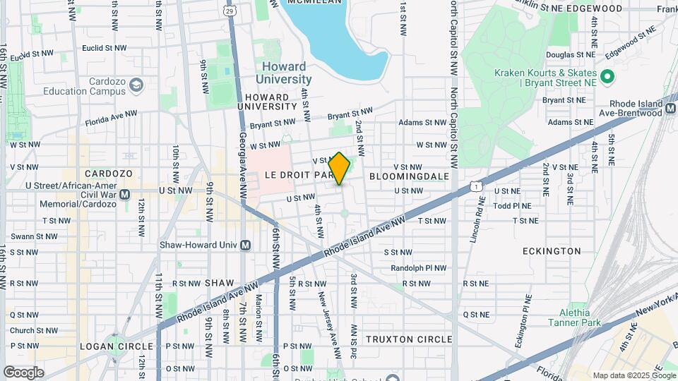 301 U St NW Map and Location Details