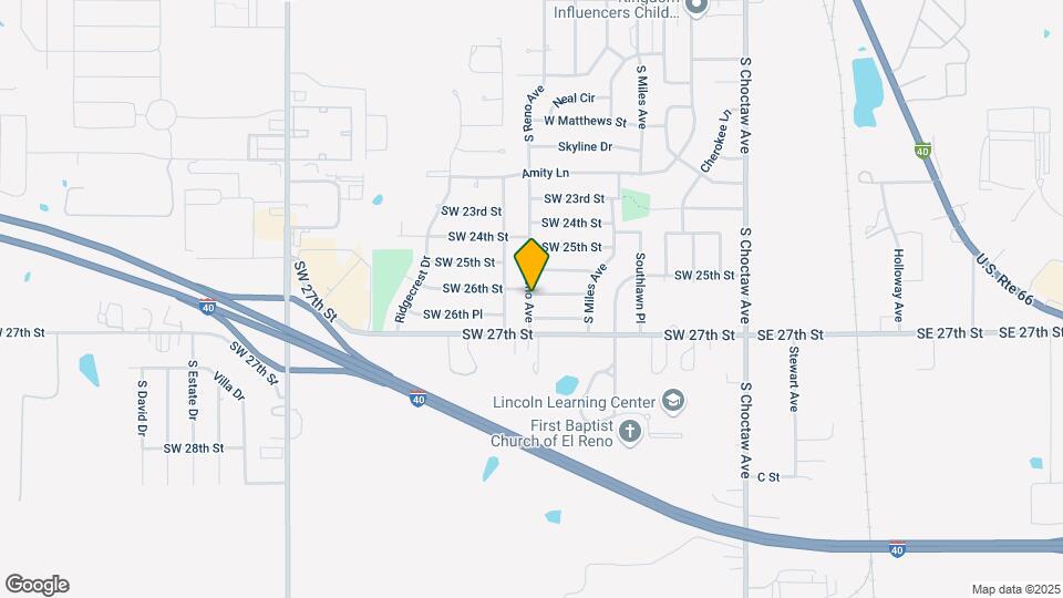 617 SW 26th St Map and Location Details