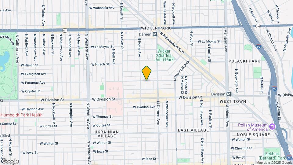 2041 W Potomac Ave, Unit 2 Map and Location Details