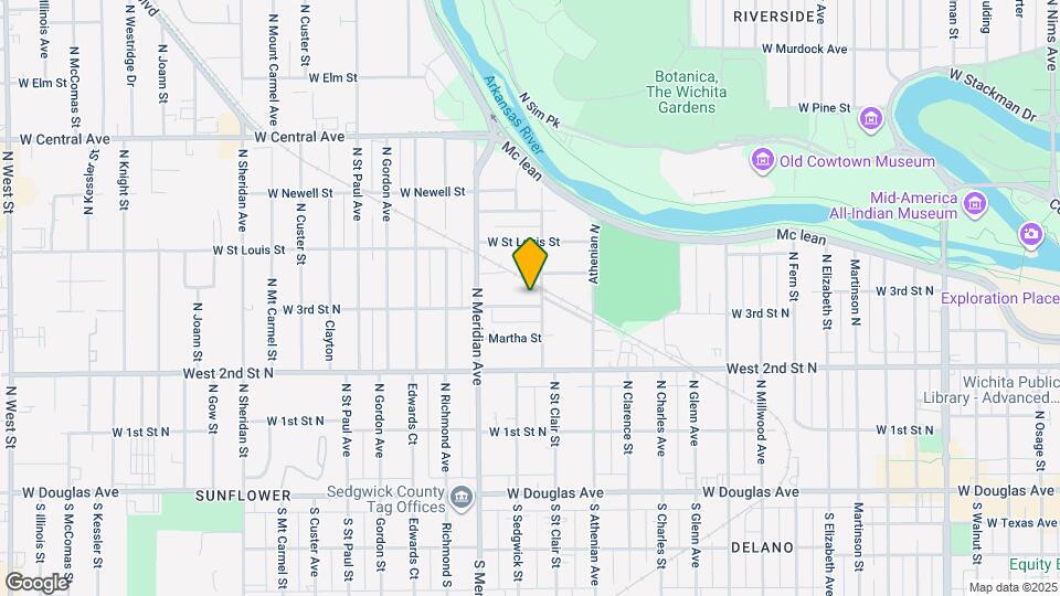 2310 W 3rd St N Map and Location Details