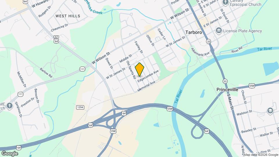 712 Edgecombe Ave Map and Location Details