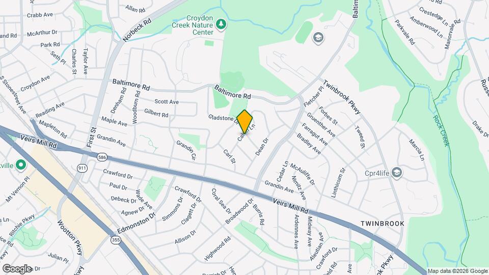 407 Calvin Ln Map and Location Details