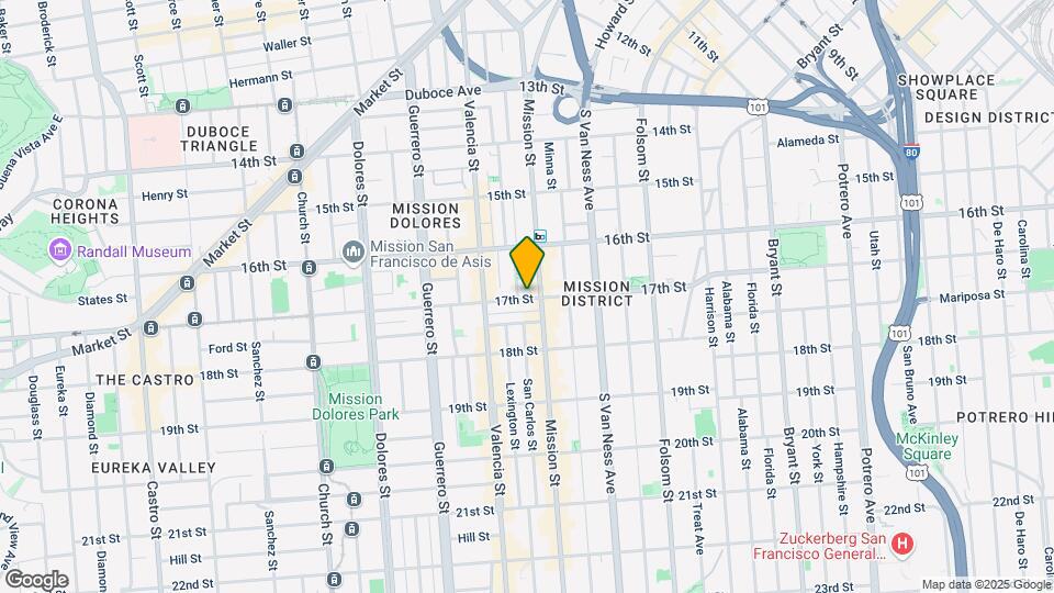 3312-3316 17th St Map and Location Details