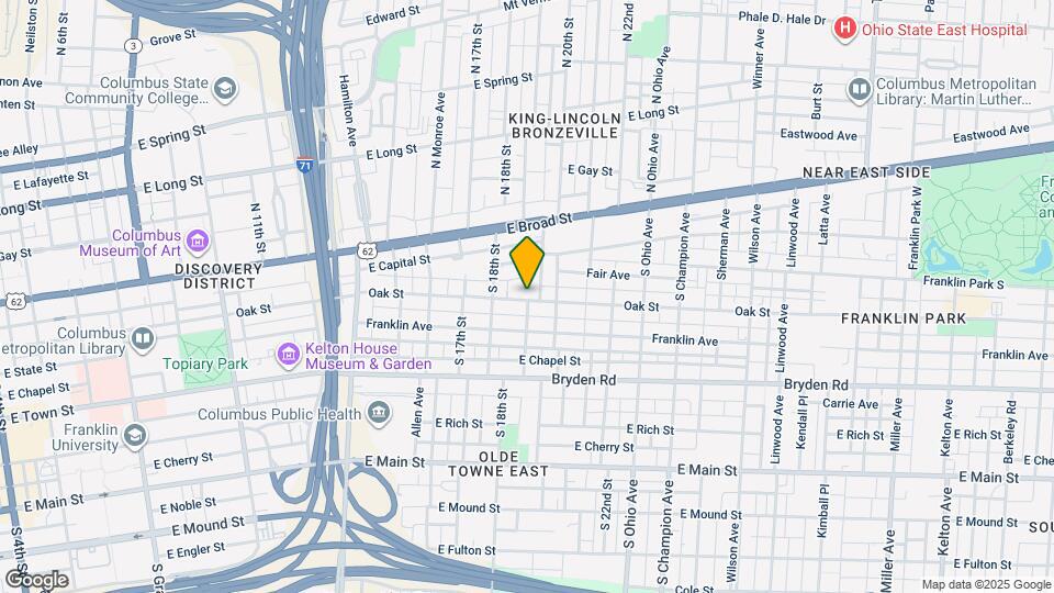 946 Oak St Map and Location Details