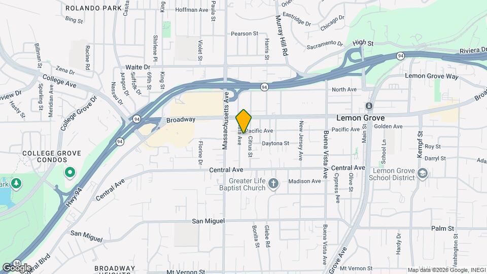 3281 Vista Avenue Map and Location Details