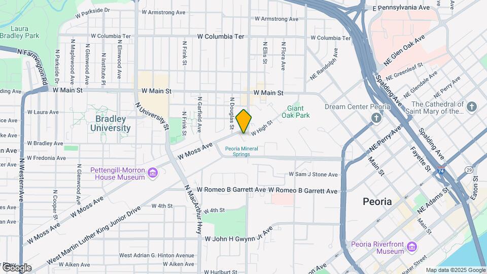 710 W Moss Ave Map and Location Details