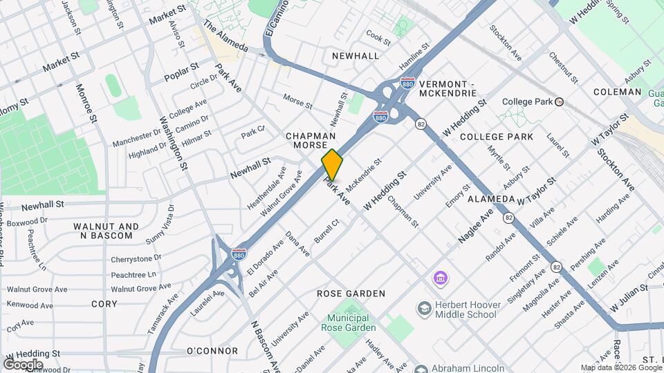 1981 Park Ave Map and Location Details