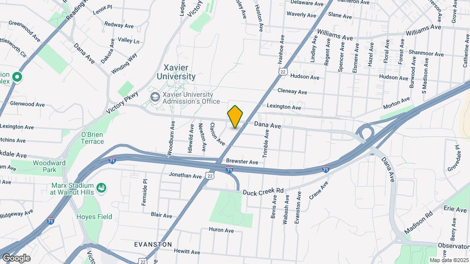 3627 Montgomery Rd Mapa y Detalles de la Ubicación