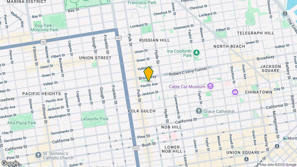 1901 Larkin St Mapa y Detalles de la Ubicación