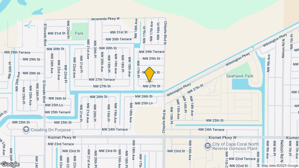 1703 NW 27th St Map and Location Details
