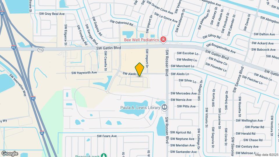 1760 SW Via Rossa Map and Location Details