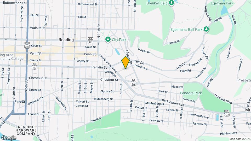 1224 Eckert Ave, Unit 2nd-3rd Floor Mapa y Detalles de la Ubicación