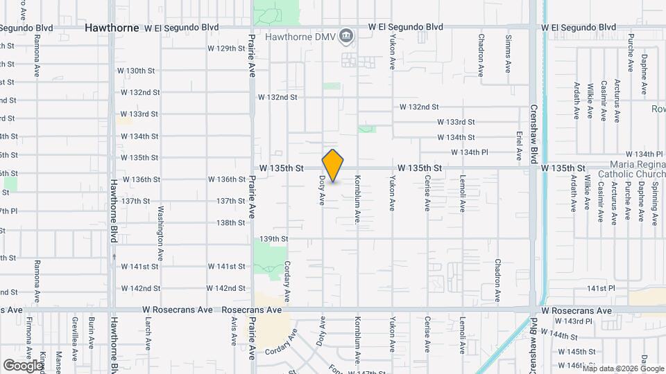 13530 Doty Ave Apartments and Nearby Hawthorne Apartments For Rent