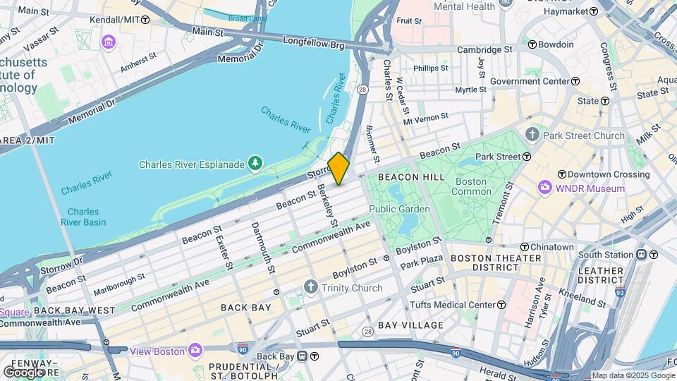 129 Beacon St, Unit #1 Mapa y Detalles de la Ubicación