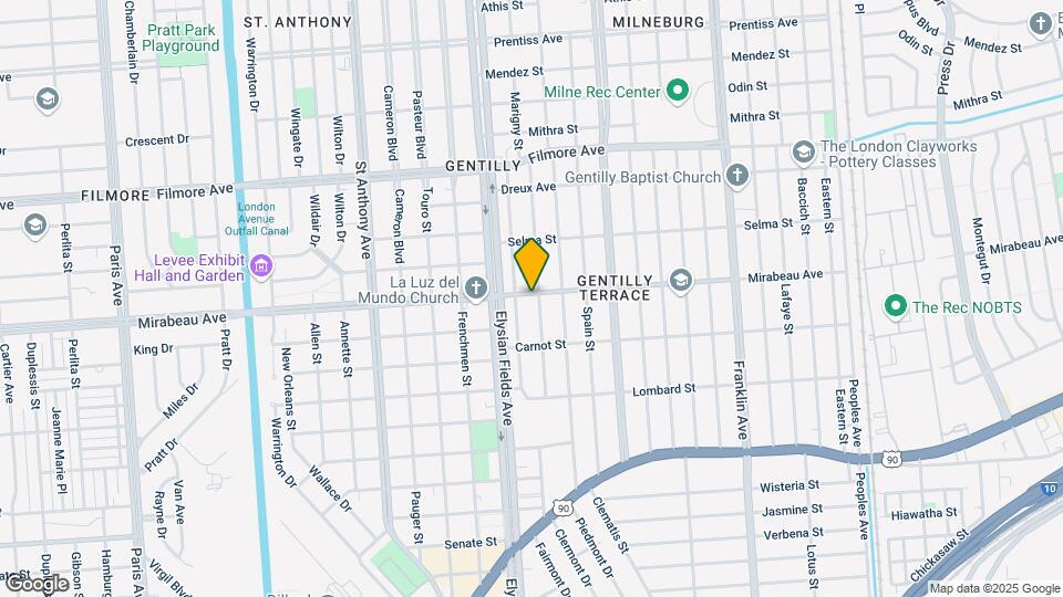 4772 Marigny St Map and Location Details