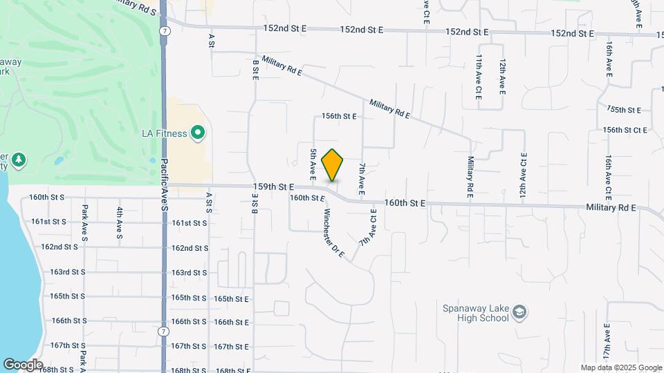 523 159th St E Map and Location Details