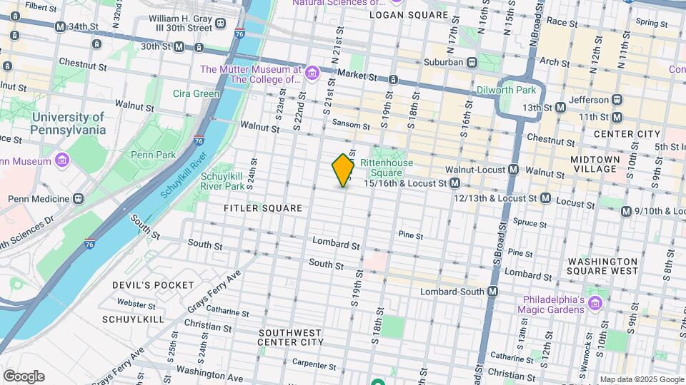 276 S 20th St Map and Location Details