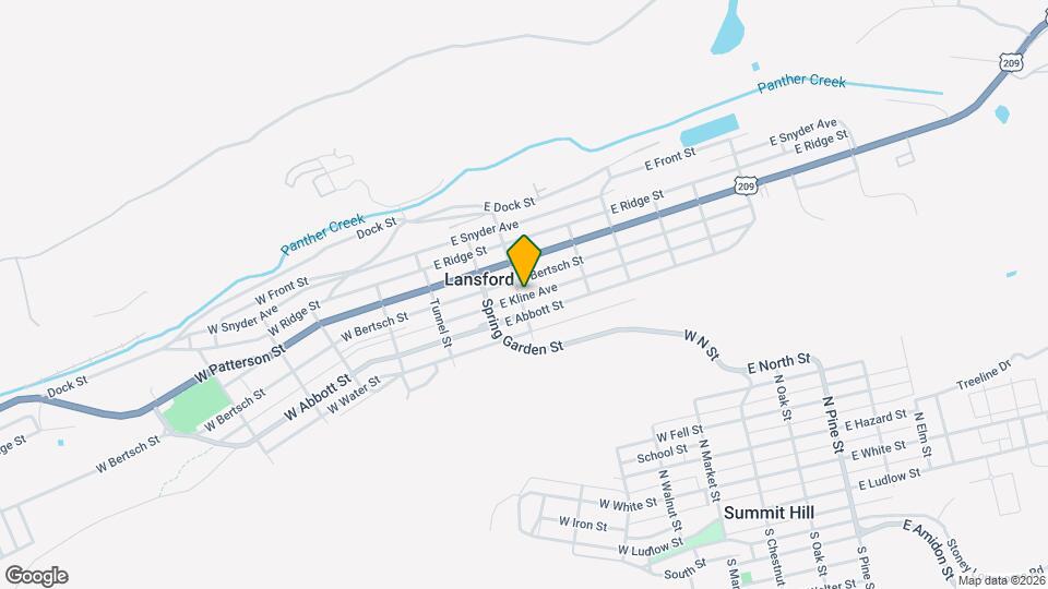 201 East Kline Ave Mapa y Detalles de la Ubicación