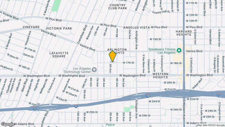3414 W 17th St Map and Location Details