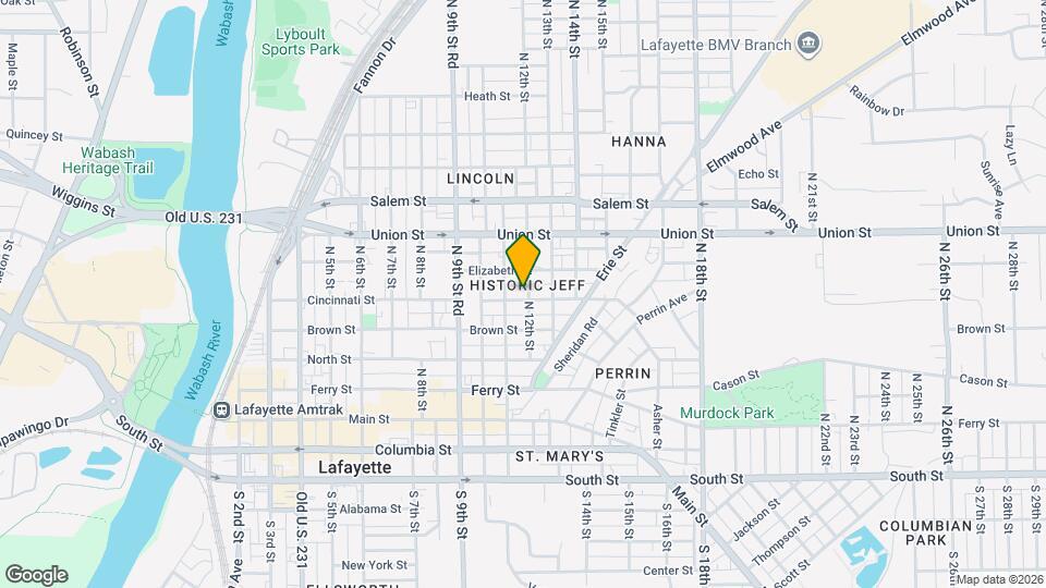 1114 Cincinnati St Map and Location Details