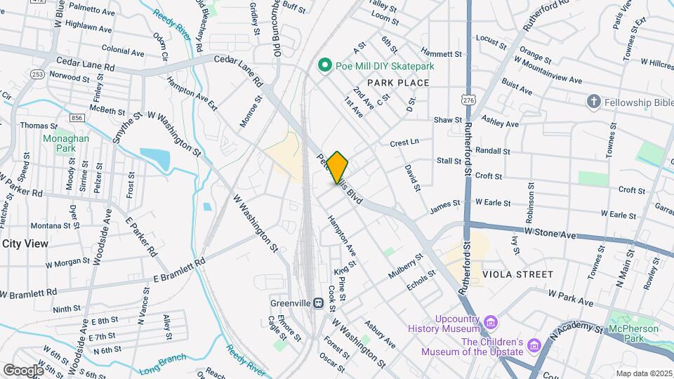 110 Pete Hollis Blvd Mapa y Detalles de la Ubicación