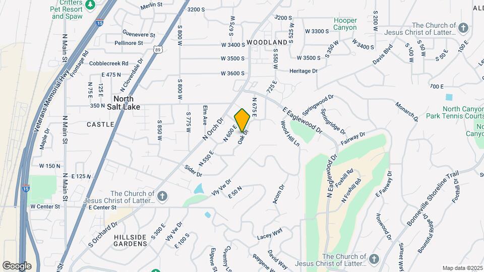 650 Oak Dr Map and Location Details