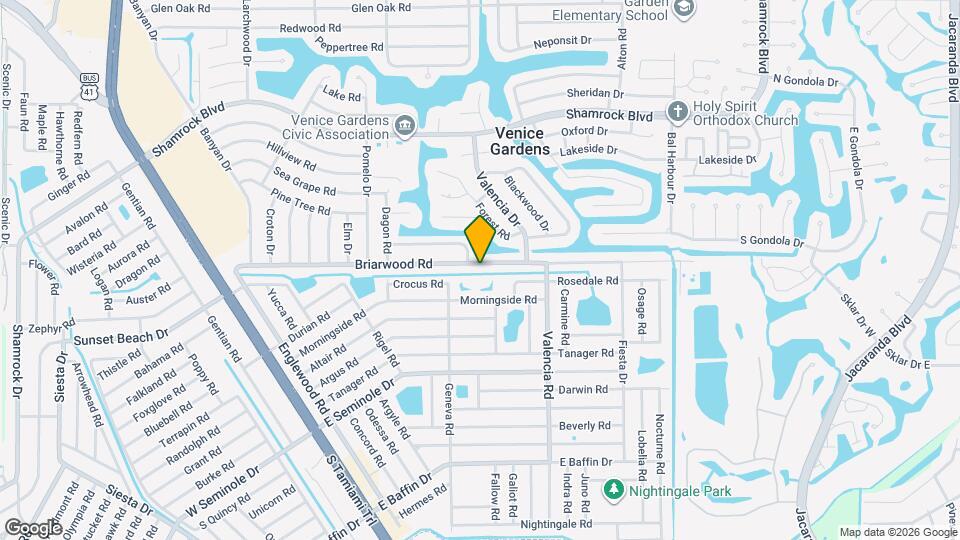 464 Briarwood Rd Map and Location Details