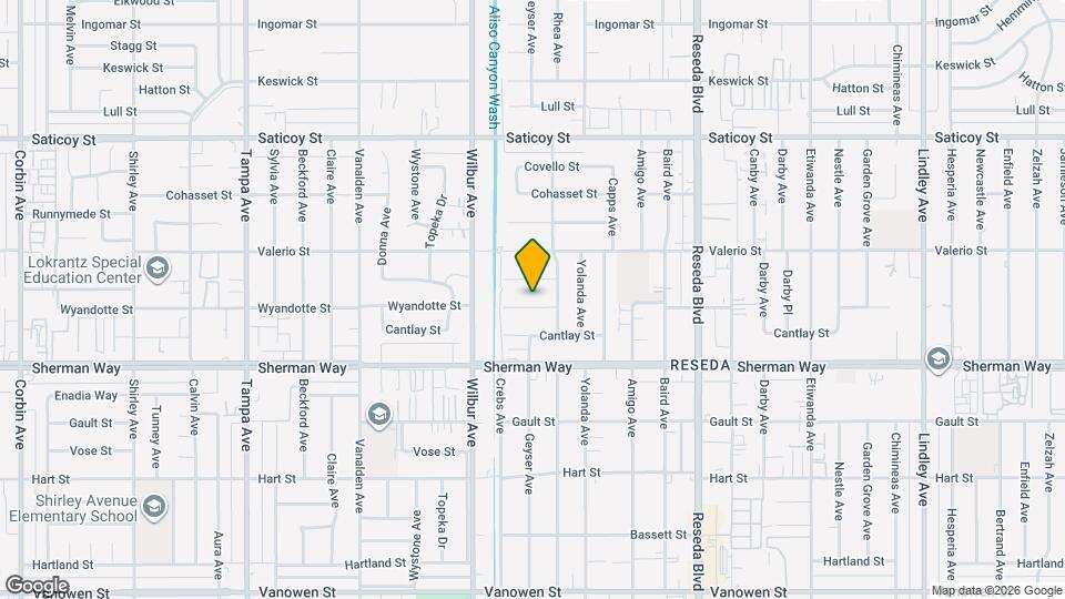 18757 Wyandotte St Map and Location Details