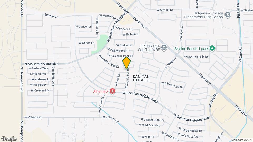3148 W Allens Peak Dr Mapa y Detalles de la Ubicación
