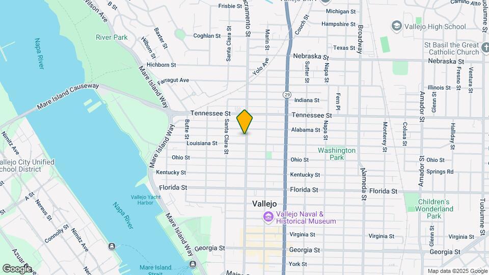 1213-1215 Sacramento St Map and Location Details
