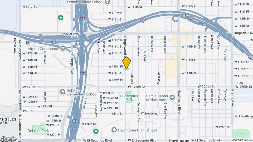 11850 Inglewood Ave Map and Location Details